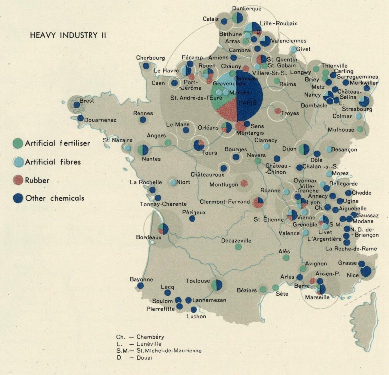 Produkcja przemysłowa we Francji, lata 60-te, 1967