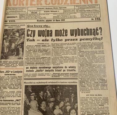 Kuryer Codzienny Ilustrowany z 14 lipca 1939