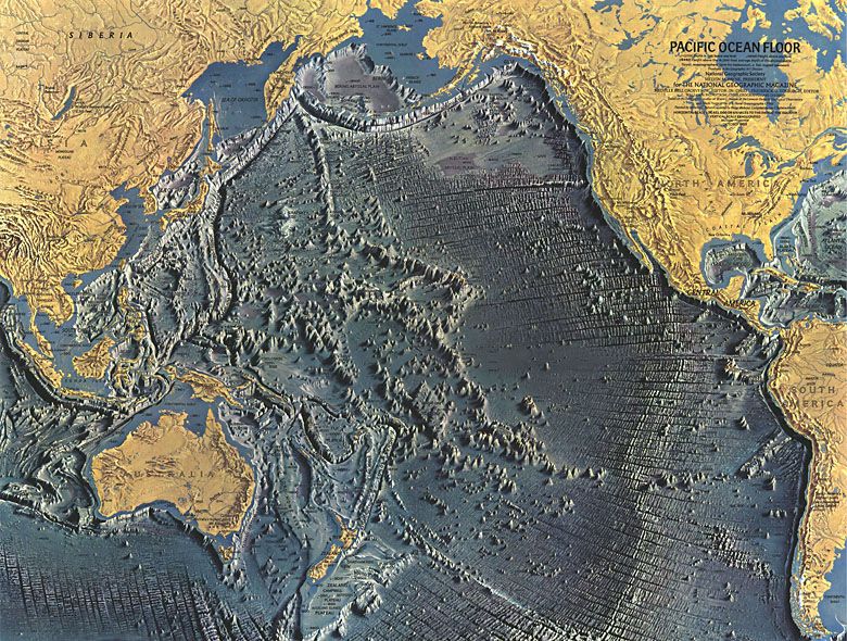 Topografia Oceanu Spokojnego (Pacyfiku)