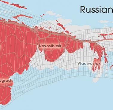Populacja Rosji (gridded)