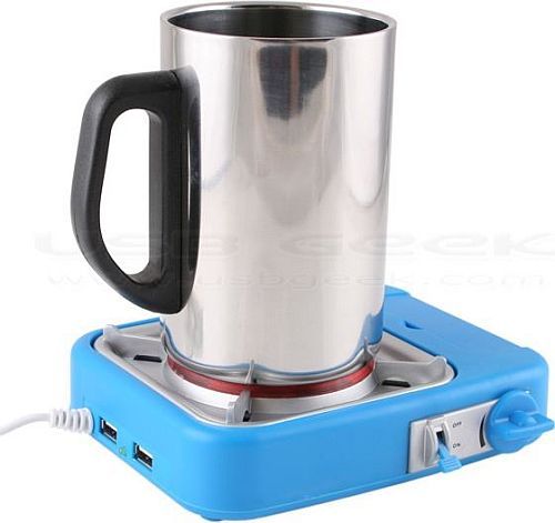 Podgrzewany kubek USB