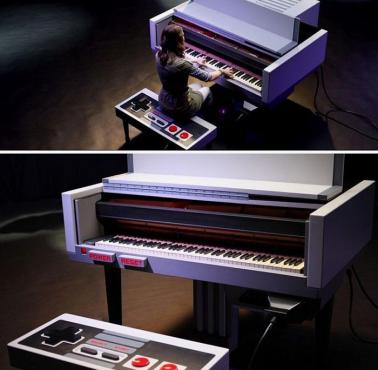 Pianino w kształcie konsoli NES