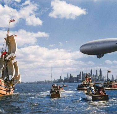 Port w Nowym Jorku w 1947