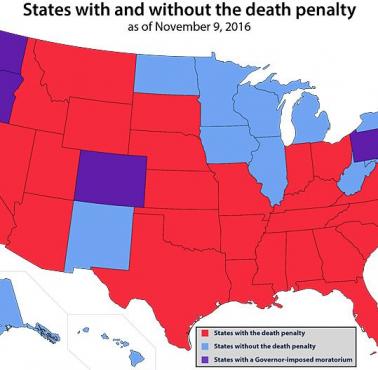 Kara śmierci w poszczególnych stanach USA