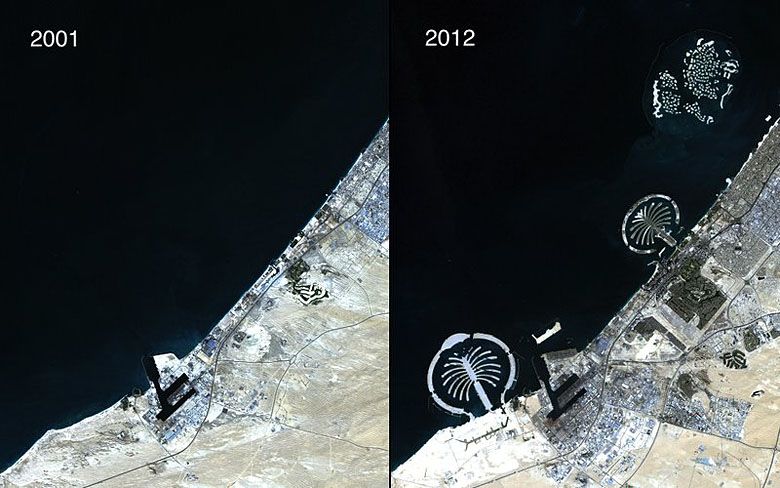 Dubaj - zdjęcie NASA