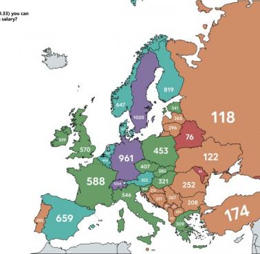 Ile piw można kupić za minimalną pensję w danym europejskim państwie