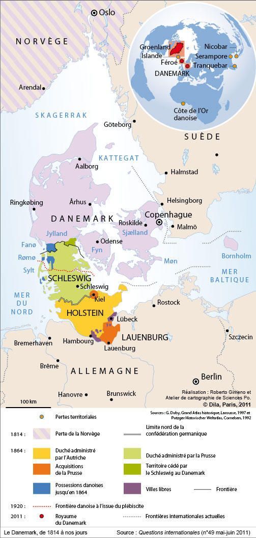 Duńskie straty terytorialne w latach 1814-2016