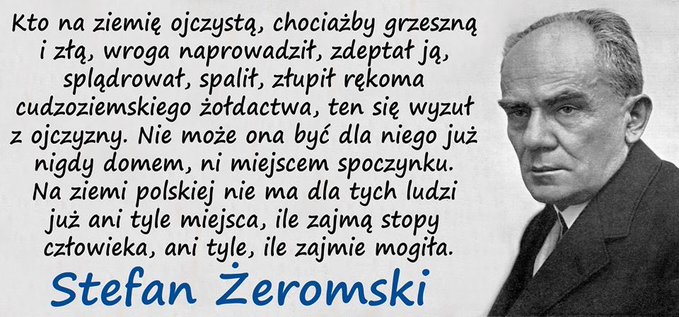 Stefan Żeromski Kto na ziemię ojczystą ...