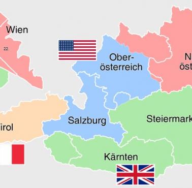 Strefy okupacyjne Austrii po II wojnie, 1945-1955