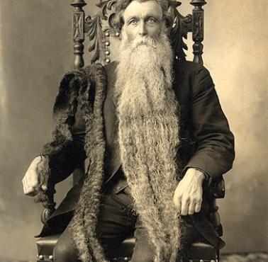 Hans Langseth (1846–1927) - posiadacz najdłużej brody świata w wieku 66 lat