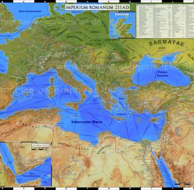 Cesarstwo Rzymskie w 211 roku