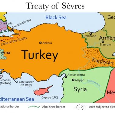 Rozpad Imperium Osmańskiego, Traktat z Sèvres 1920