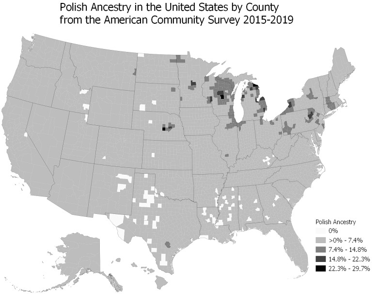 Amerykanie polskiego pochodzenia w USA, 2015-2019