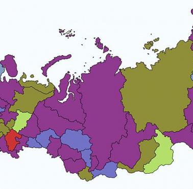 Zmiany granic rosyjskich regionów.