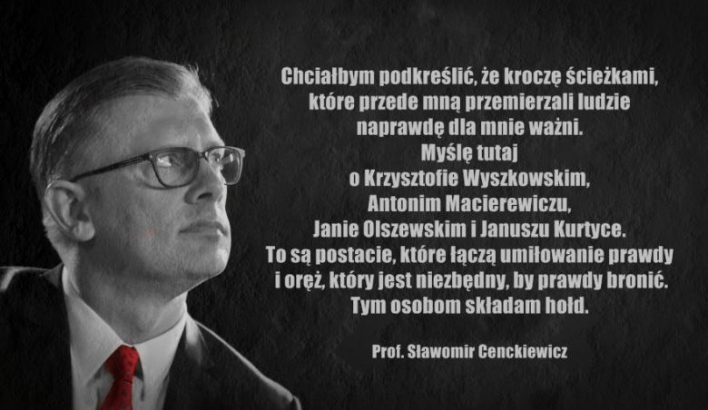 Historyk prof. Sławomir Cenckiewicz o swojej misji