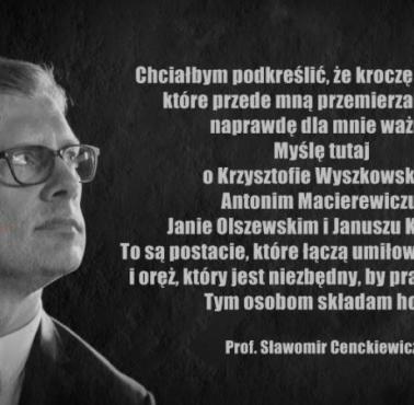 Historyk prof. Sławomir Cenckiewicz o swojej misji