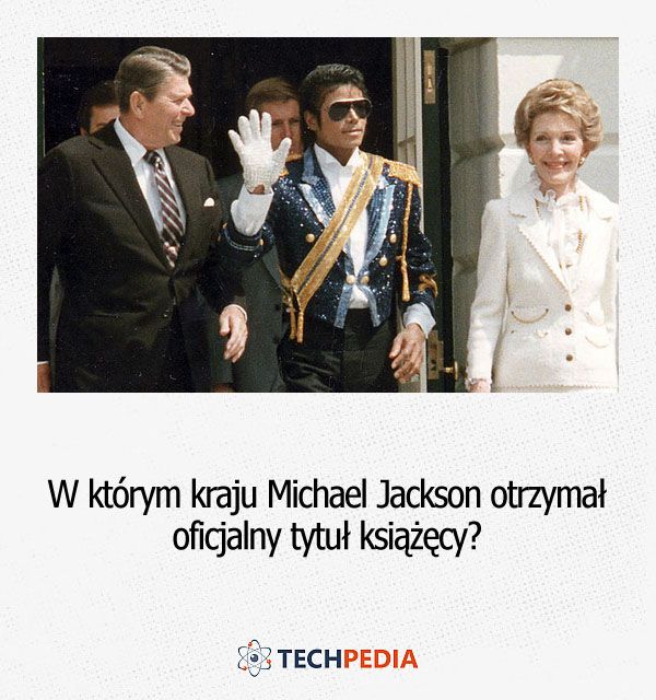 W którym kraju Michael Jackson otrzymał oficjalny książęcy tytuł?