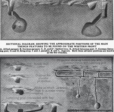 Struktura okopów podczas I wojny światowej (front zachodni)