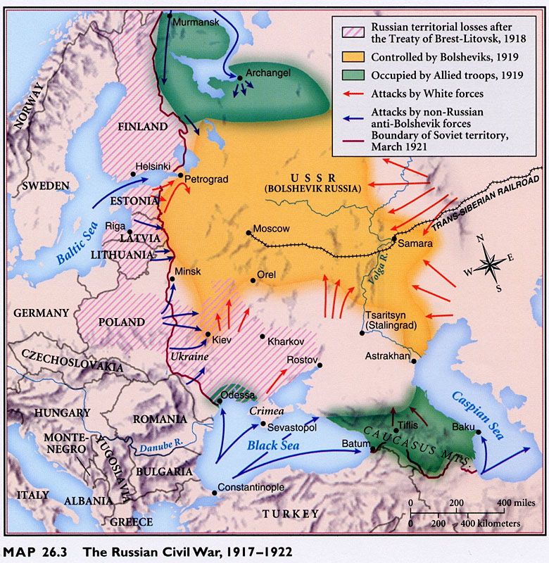 Wojna domowa w Rosji 1917-22
