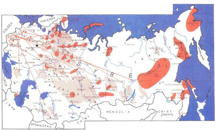 Deportacje ludności polskiej z terenów II RP na Syberię w latach 1939-1941. W bydlęcych wagonach wywieziono 140 tys. ludzi.