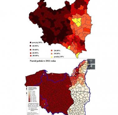 Ludność II RP i III RP posługująca się językiem polskim