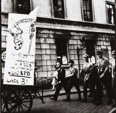 Demonstracja komunistów w Lipsku