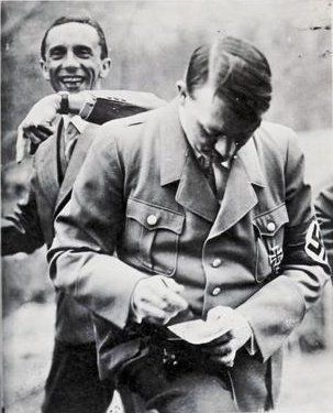 Joseph Goebbels i Adolf Hitler