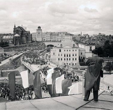 Warszawa 22 lipca 1949 rok, huczne otwarcie trasy W-Z