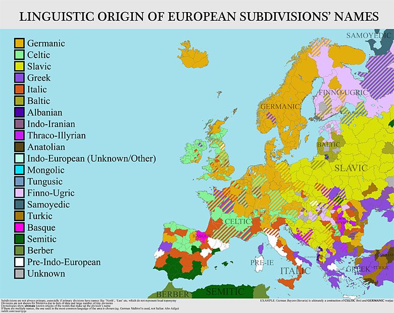 Pochodzenie języków w Europie