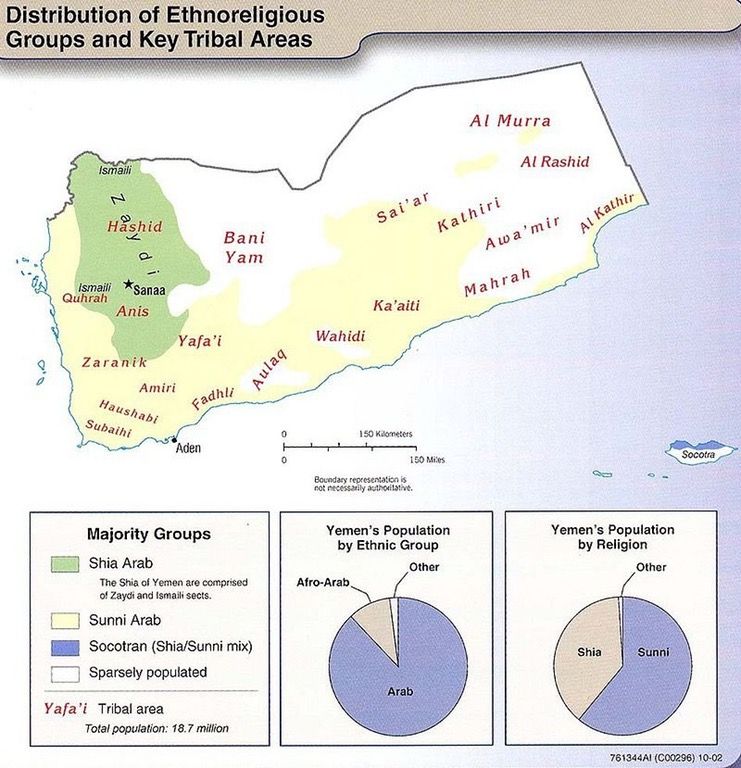 Mapa etniczna Jemenu