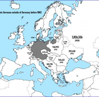Mniejszości niemieckie poza granicami Niemiec przed II wojną światową w Europie, 1931