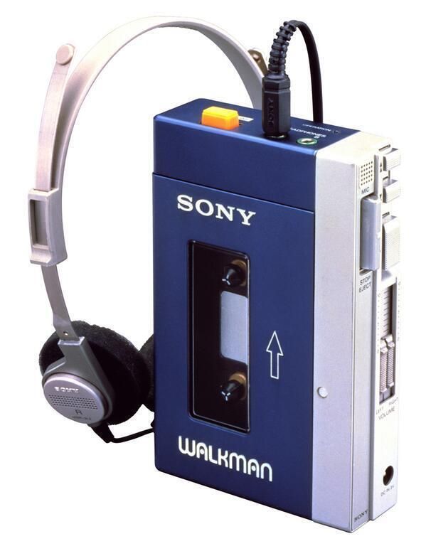 Oryginalny japoński walkman Sony z 1980 roku