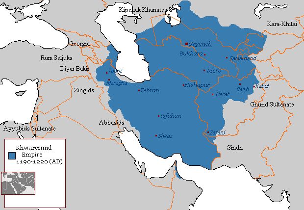 Imperium perskie w roku 1217 przed mongolską inwazją