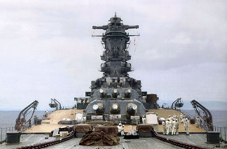 Japoński pancernik Musashi typu Yamato i jego działa kalibru kalibru 460 mm