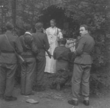 Stracony przez komunistów ks. Władysław Gurgacz podczas mszy dla Żołnierzy Wyklętych w 1949 roku.