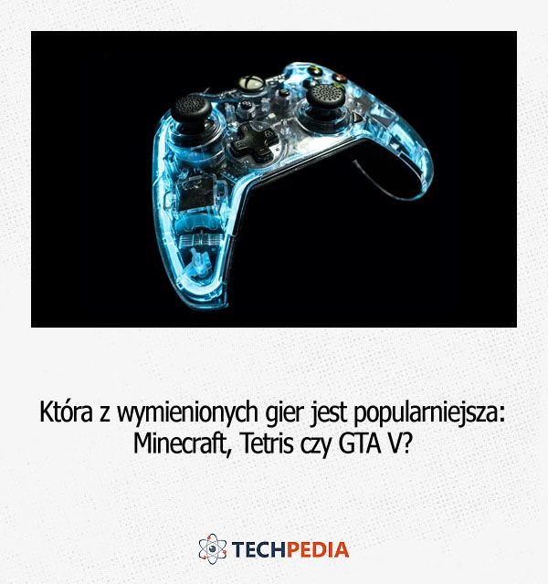 Która z wymienionych gier jest popularniejsza: Minecraft, Tetris czy GTA V?