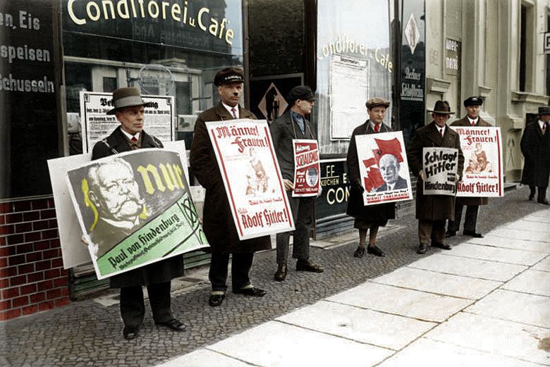 Kampania prezydencka w Niemczech - Adolf Hitler kontra Paul von Hindenburg