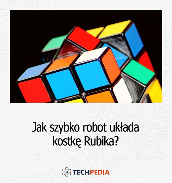 Jak szybko robot układa kostkę Rubika?