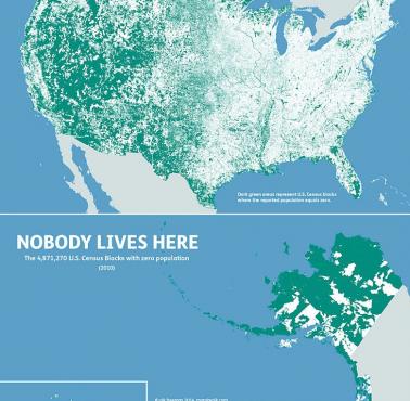Niezamieszkałe obszary w USA