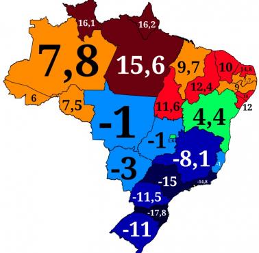 Najniższe temperatury kiedykolwiek odnotowane w Brazylii