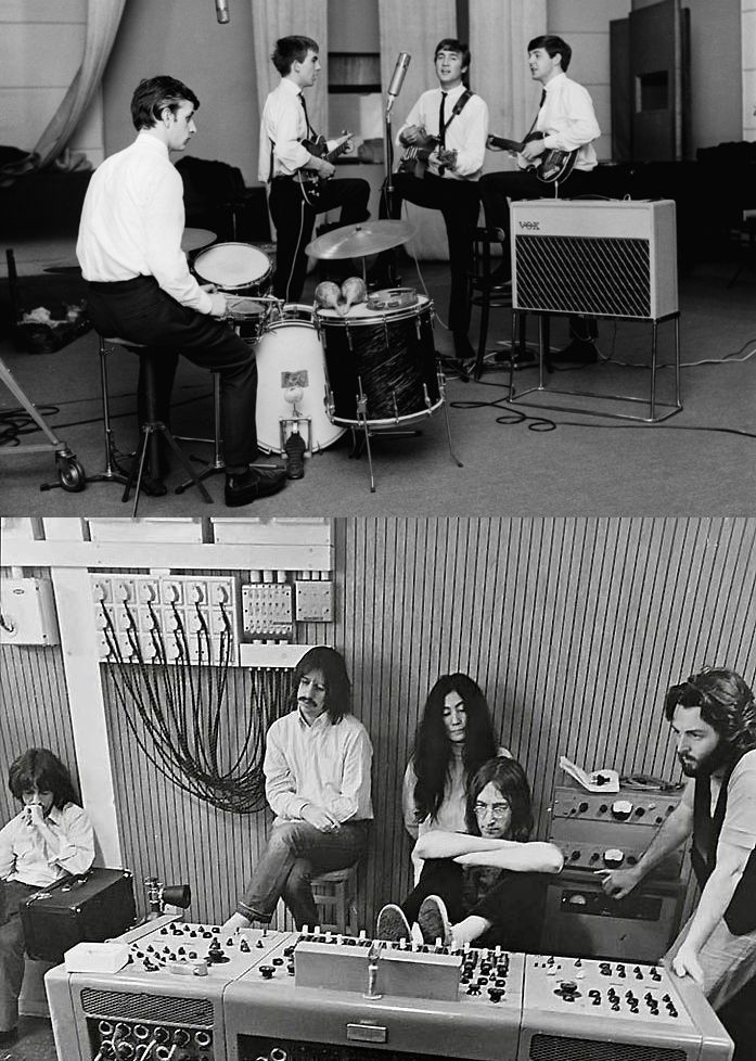 The Beatles podczas tworzenia Please Please Me w 1962 i 7 lat później kończą Let It Be.