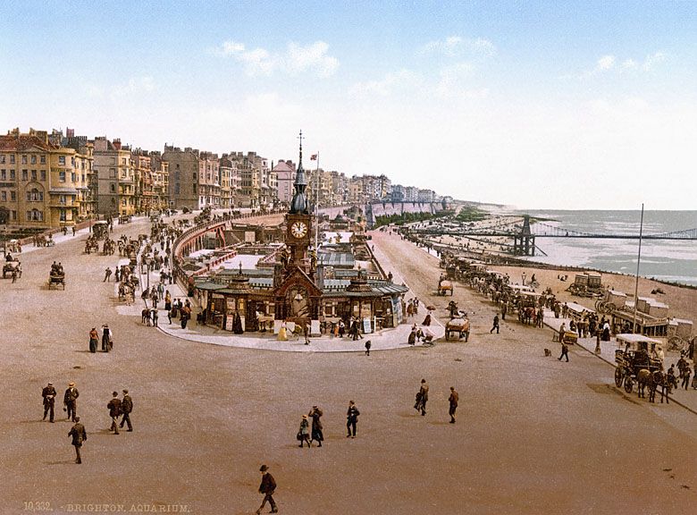 Brighton Beach - nadoceaniczna dzielnica nowojorskiego Brooklynu granicząca z Coney Island pod koniec XIX wieku.