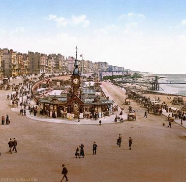 Brighton Beach - nadoceaniczna dzielnica nowojorskiego Brooklynu granicząca z Coney Island pod koniec XIX wieku.