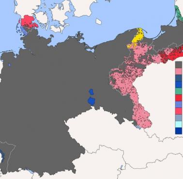 Mapa etniczna Niemiec z 1910 roku