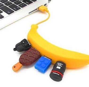 Hub USB w kształcie banana