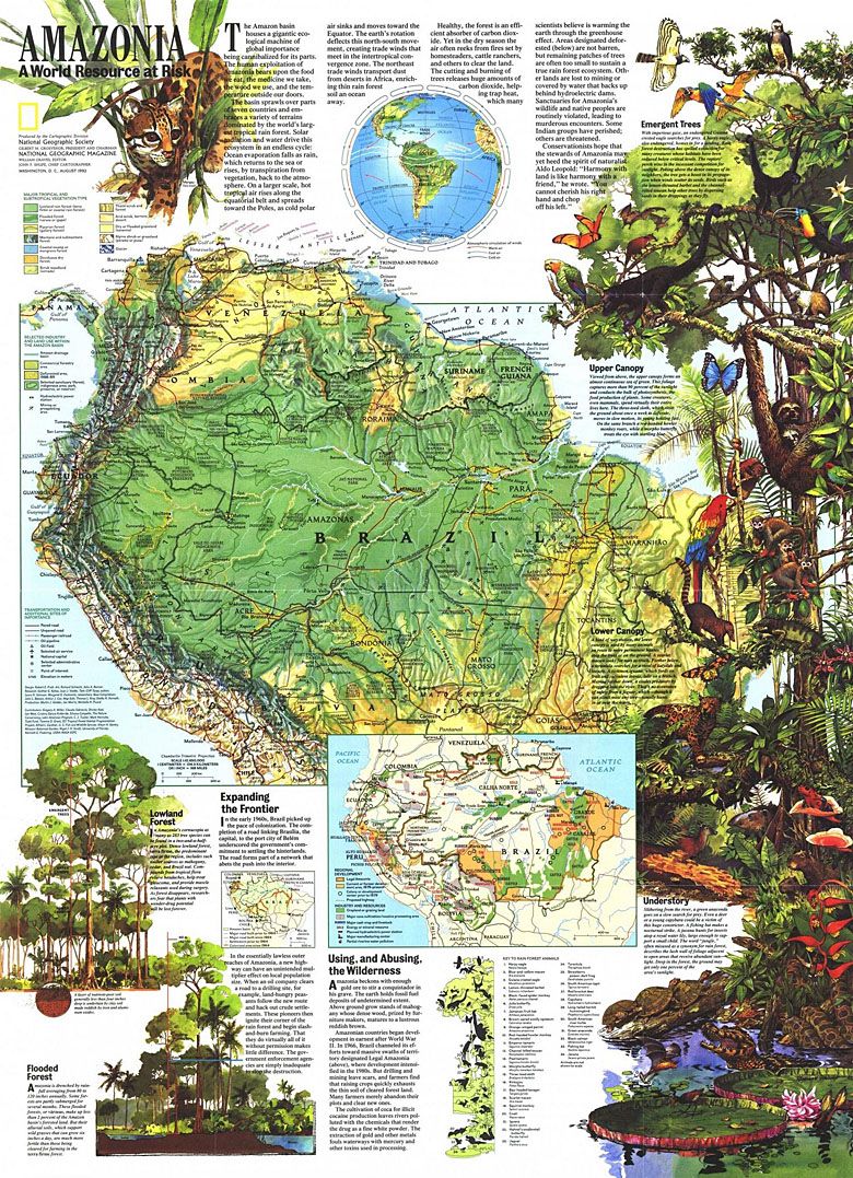 Mapa Amazonii