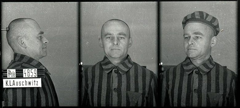 Obozowe zdjęcie rotmistrza Witolda Pileckiego z KL Auschwitz