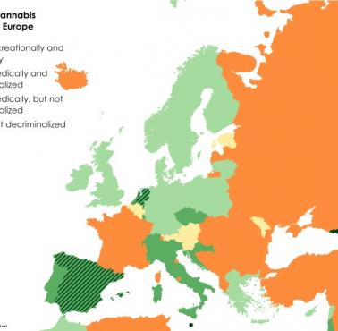 Przepisy dotycząc marihuany w Europie, 2023