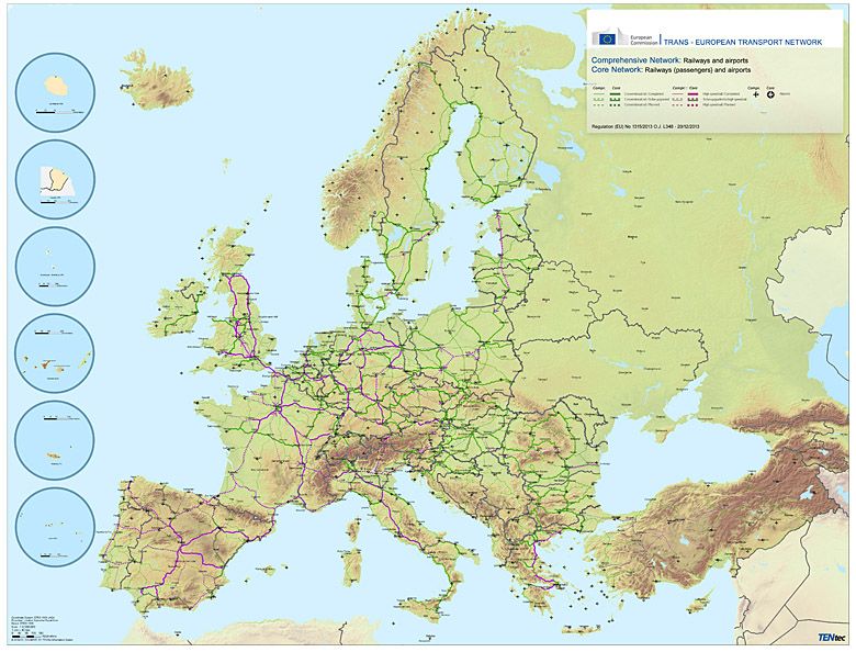 Sieć transportowa Europy