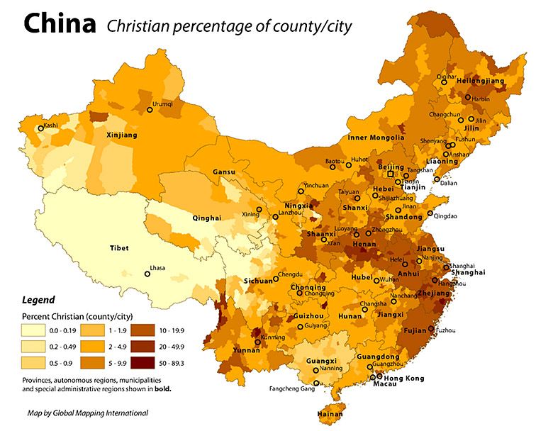 Chrześcijanie w Chinach